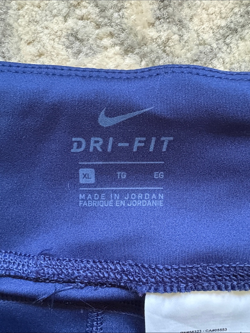 Nike Dark Blue Athletic Leggings - Picture 4 of 10